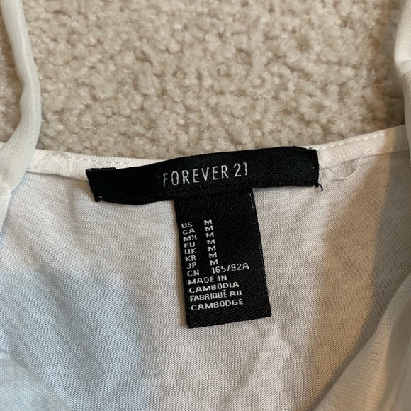 Forever 21 white tank - Picture 3 of 3
